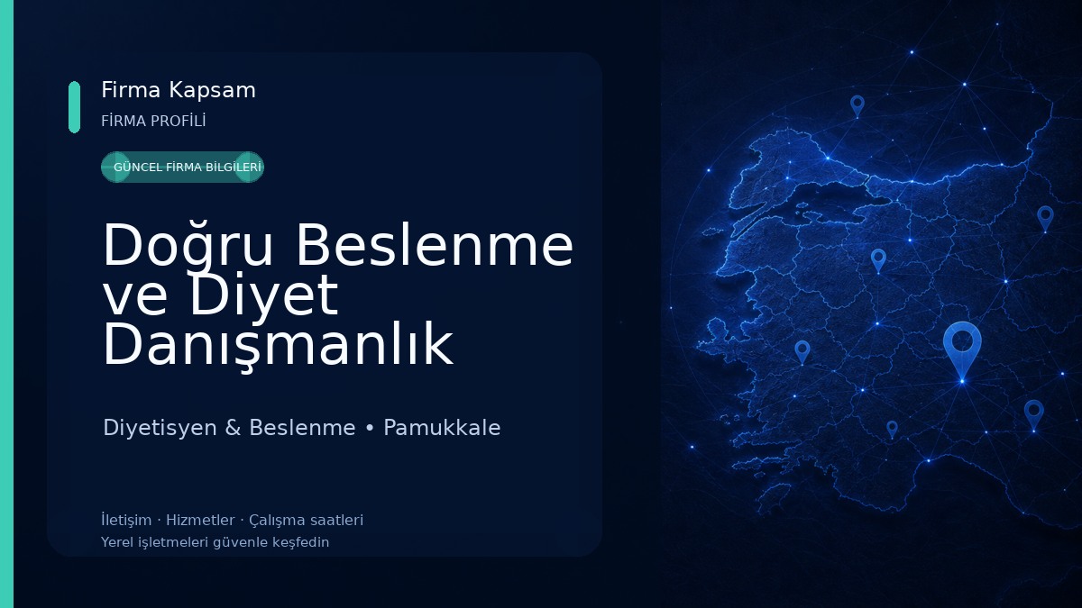 Doğru Beslenme ve Diyet Danışmanlık Merkezi, Diyetisyen Diyetisyen & Beslenme