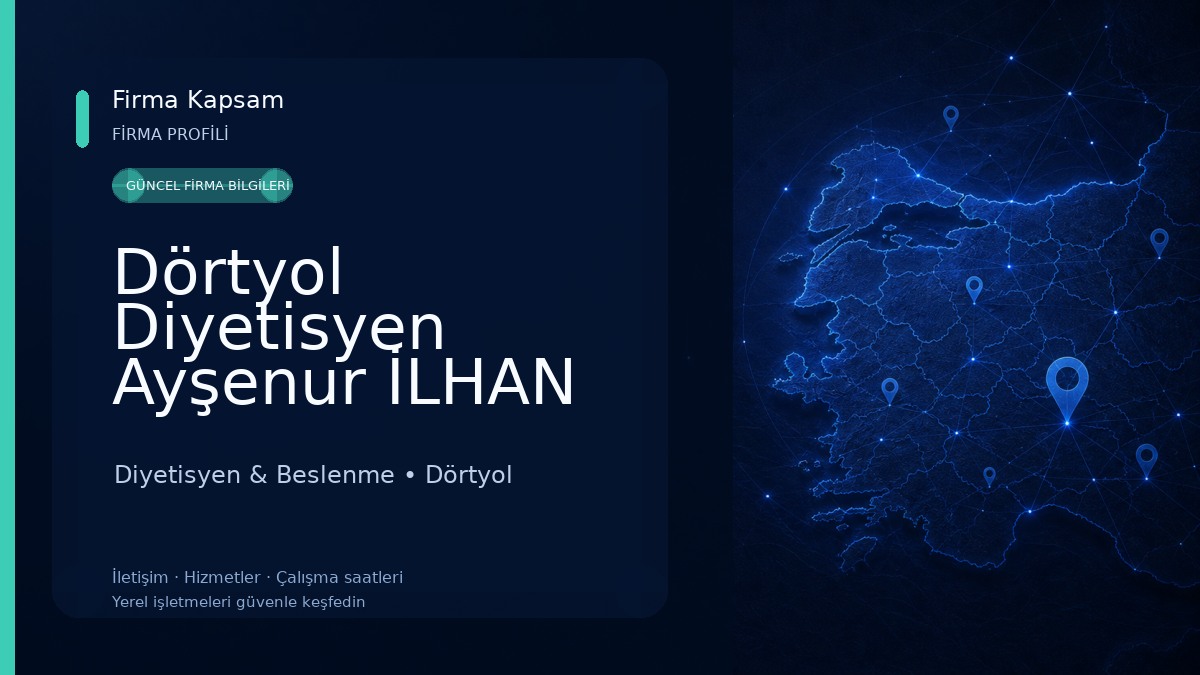 Dörtyol Diyetisyen Ayşenur İLHAN