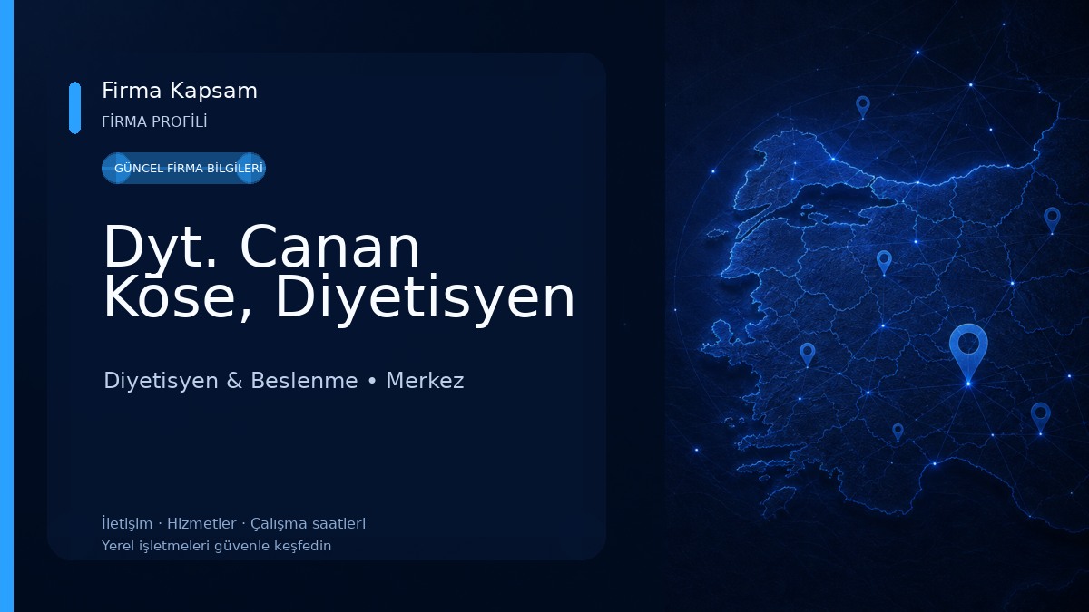 Dyt. Canan Köse, Diyetisyen Diyetisyen & Beslenme