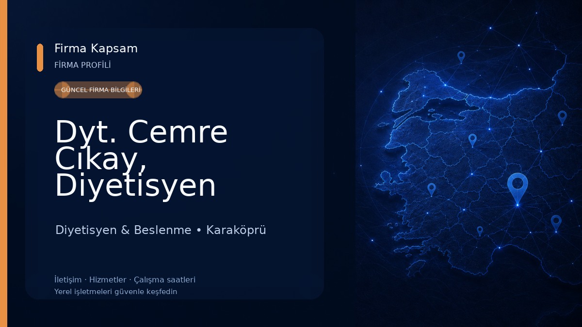 Dyt. Cemre Cıkay, Diyetisyen Diyetisyen & Beslenme