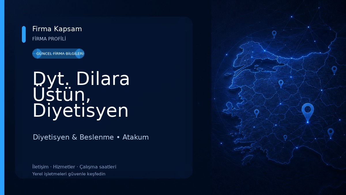 Dyt. Dilara Üstün, Diyetisyen Diyetisyen & Beslenme