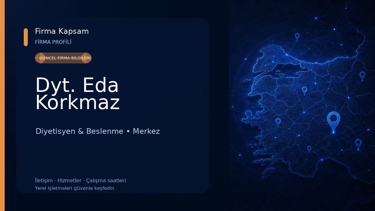 Dyt. Eda Korkmaz Diyetisyen & Beslenme