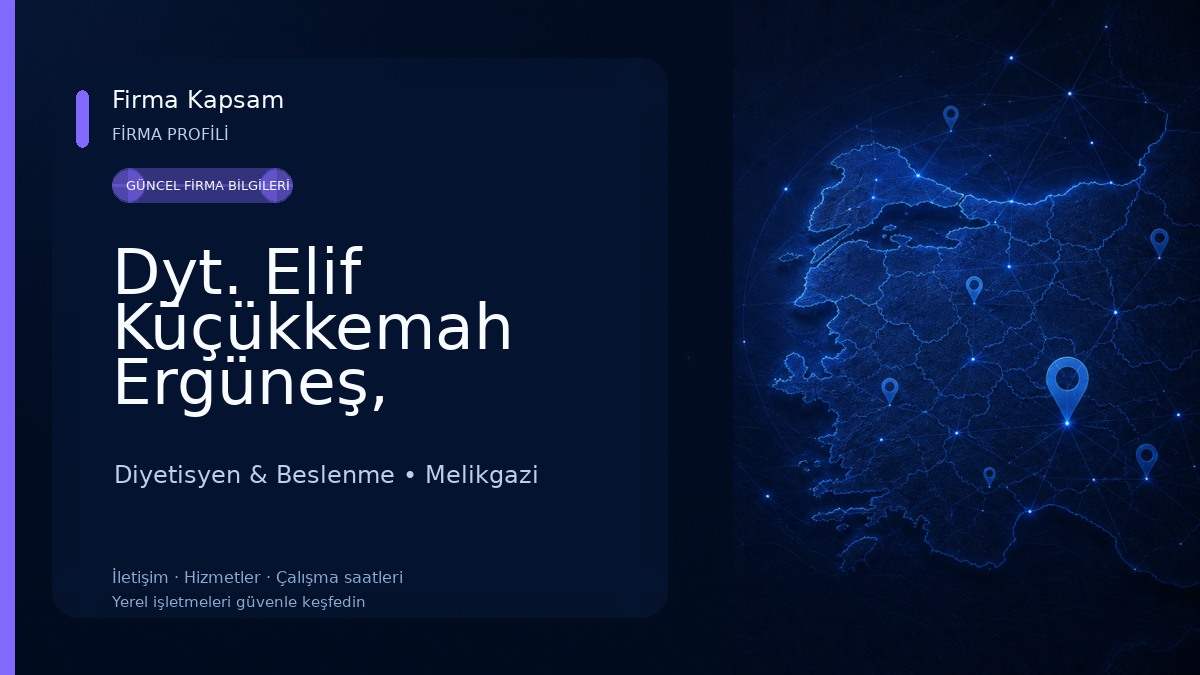 Dyt. Elif Küçükkemah Ergüneş, Diyetisyen Diyetisyen & Beslenme