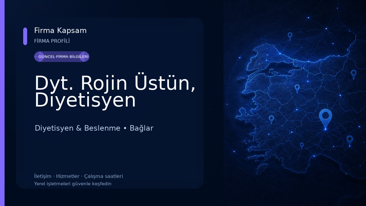 Dyt. Rojin Üstün, Diyetisyen