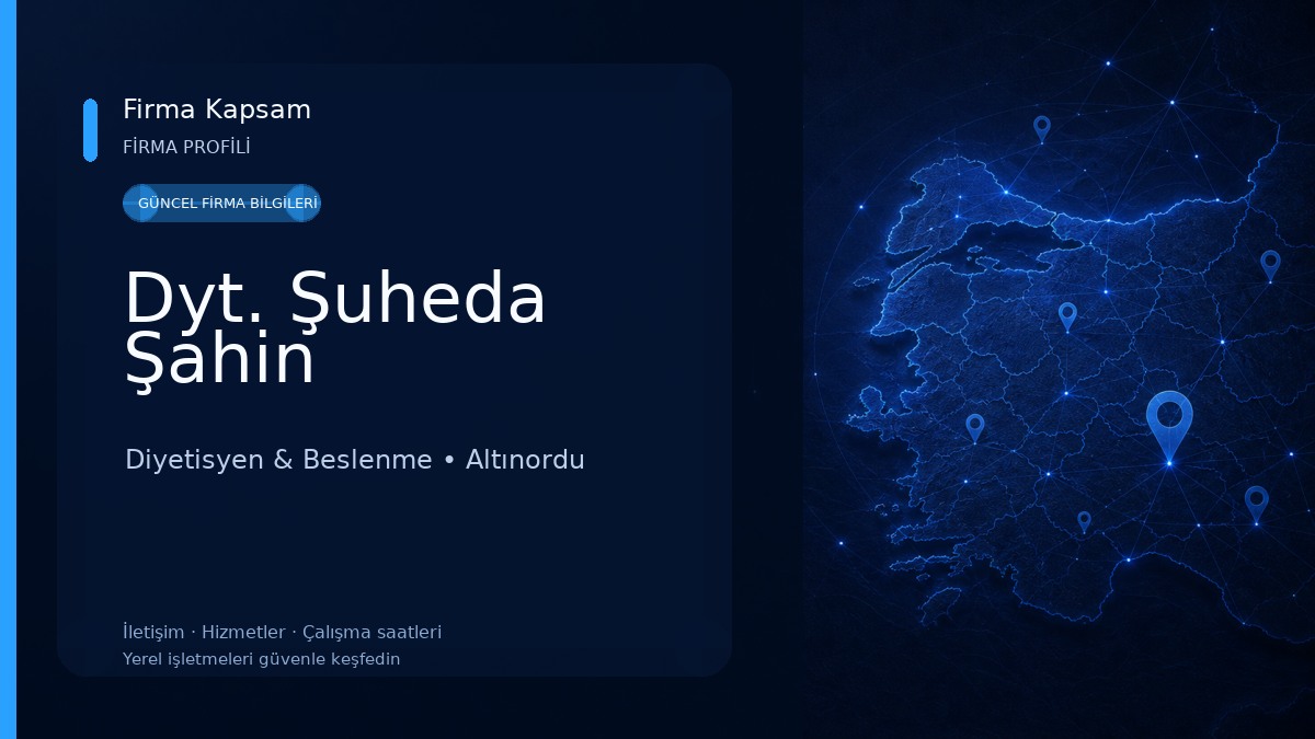 Dyt. Şuheda Şahin Diyetisyen & Beslenme