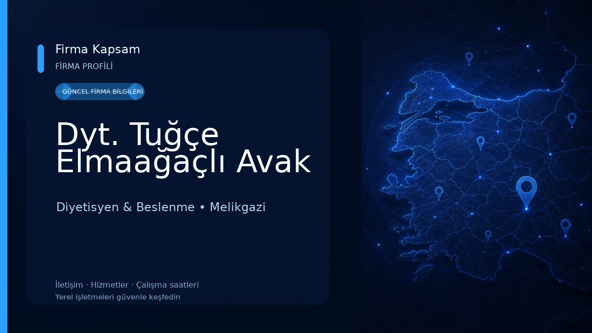 Dyt. Tuğçe Elmaağaçlı Avak Diyetisyen & Beslenme