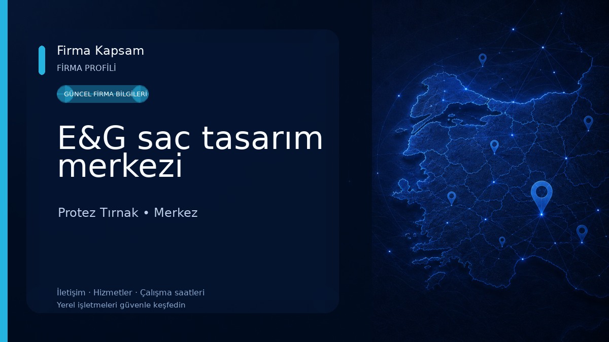 E&G sac tasarım merkezi