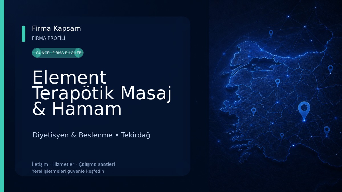 Element Terapötik Masaj & Hamam Sauna