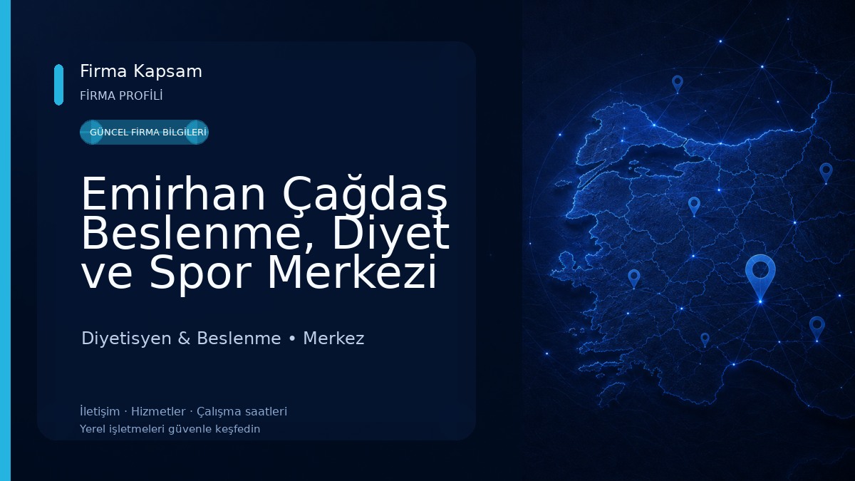 Emirhan Çağdaş Beslenme, Diyet ve Spor Merkezi Diyetisyen & Beslenme
