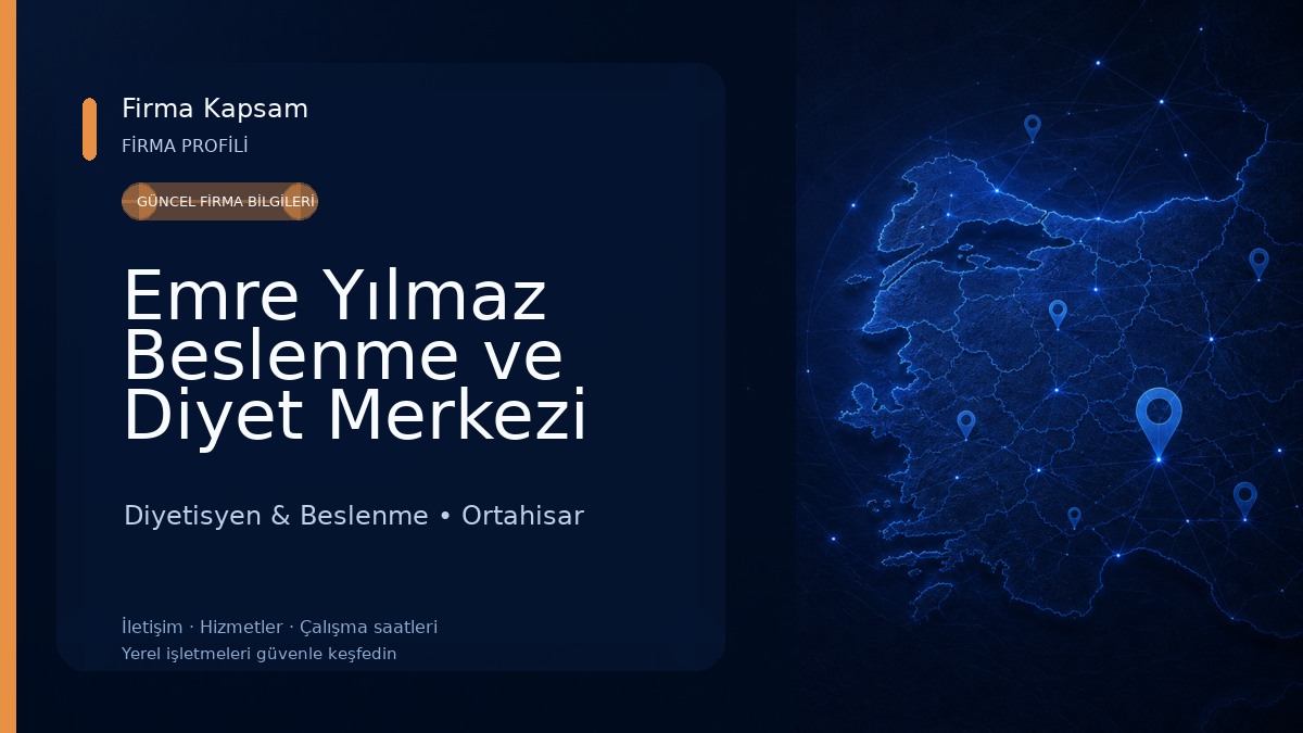 Emre Yılmaz Beslenme ve Diyet Merkezi Diyetisyen & Beslenme