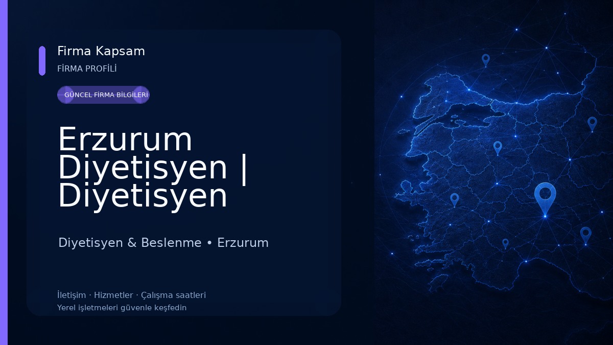 Erzurum Diyetisyen | Diyetisyen Şeyma ÜÇDEMİR Diyetisyen & Beslenme