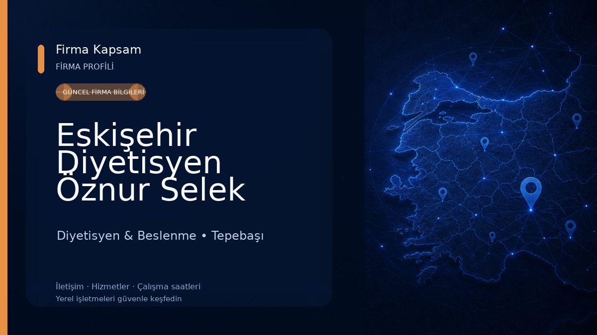 Eskişehir Diyetisyen Öznur Selek Büyükköse Diyetisyen & Beslenme
