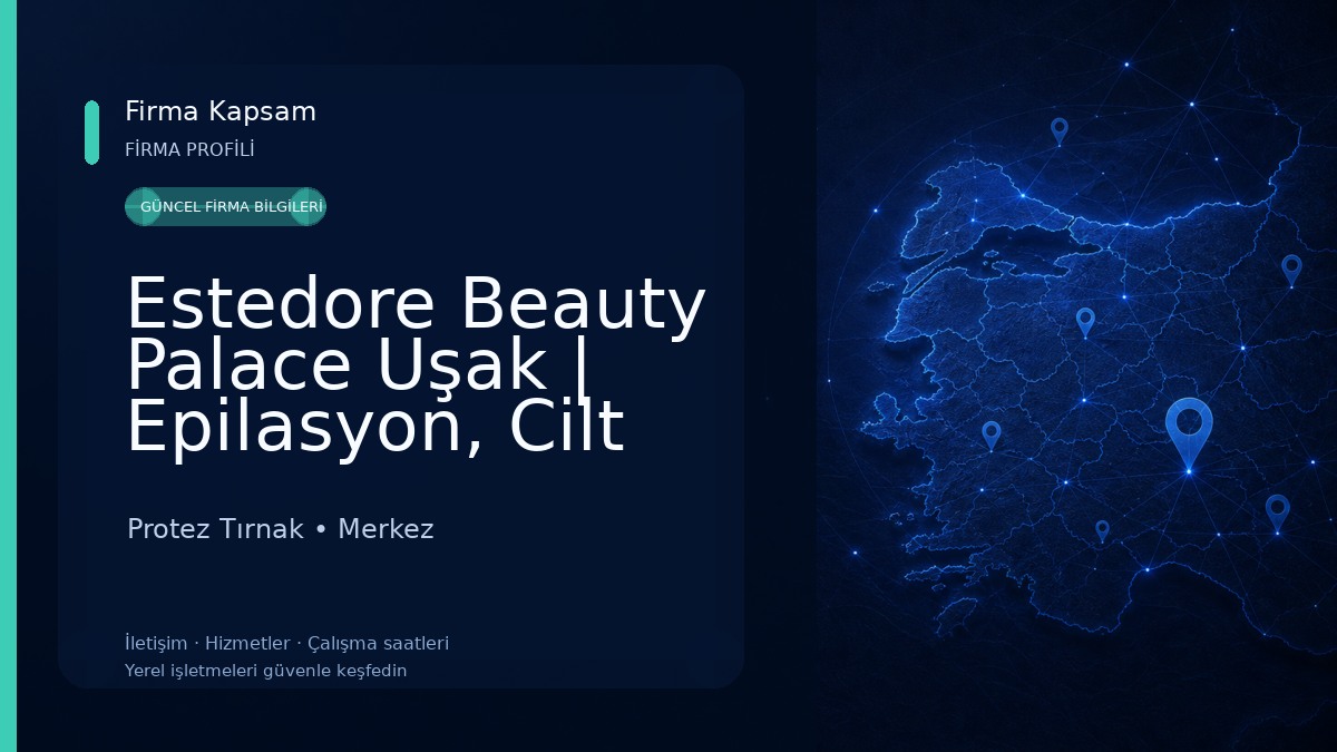 Estedore Beauty Palace Uşak | Epilasyon, Cilt Bakımı, Zayıflama Protez Tırnak