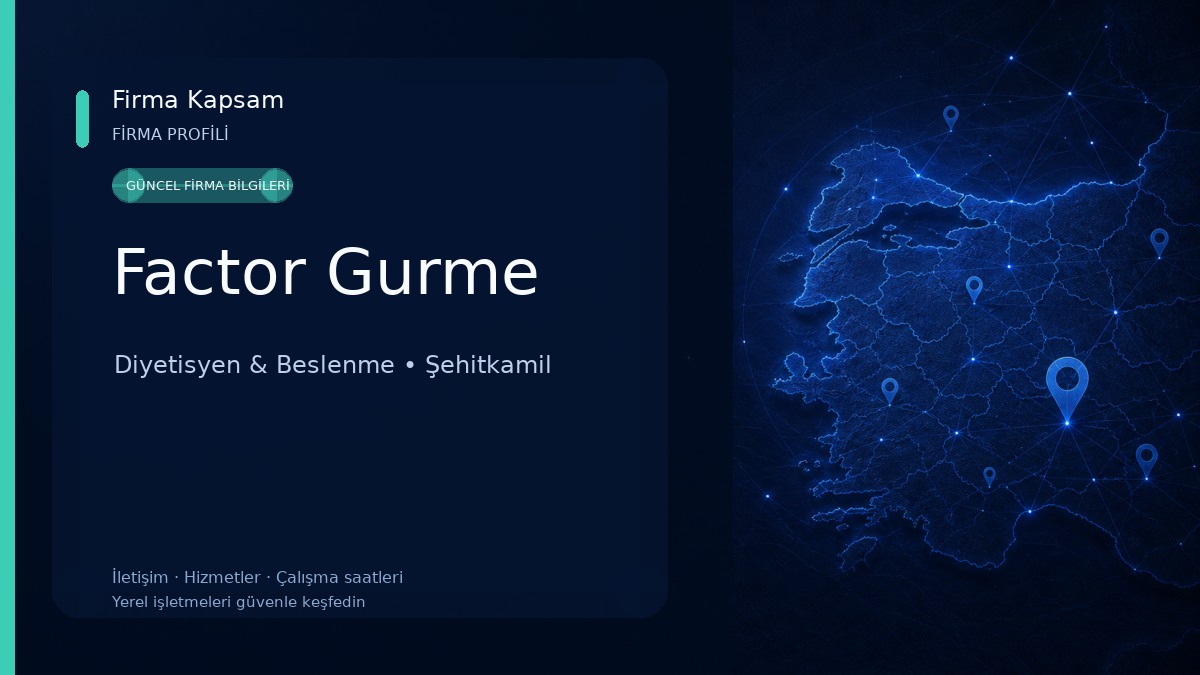 Factor Gurme Diyetisyen & Beslenme