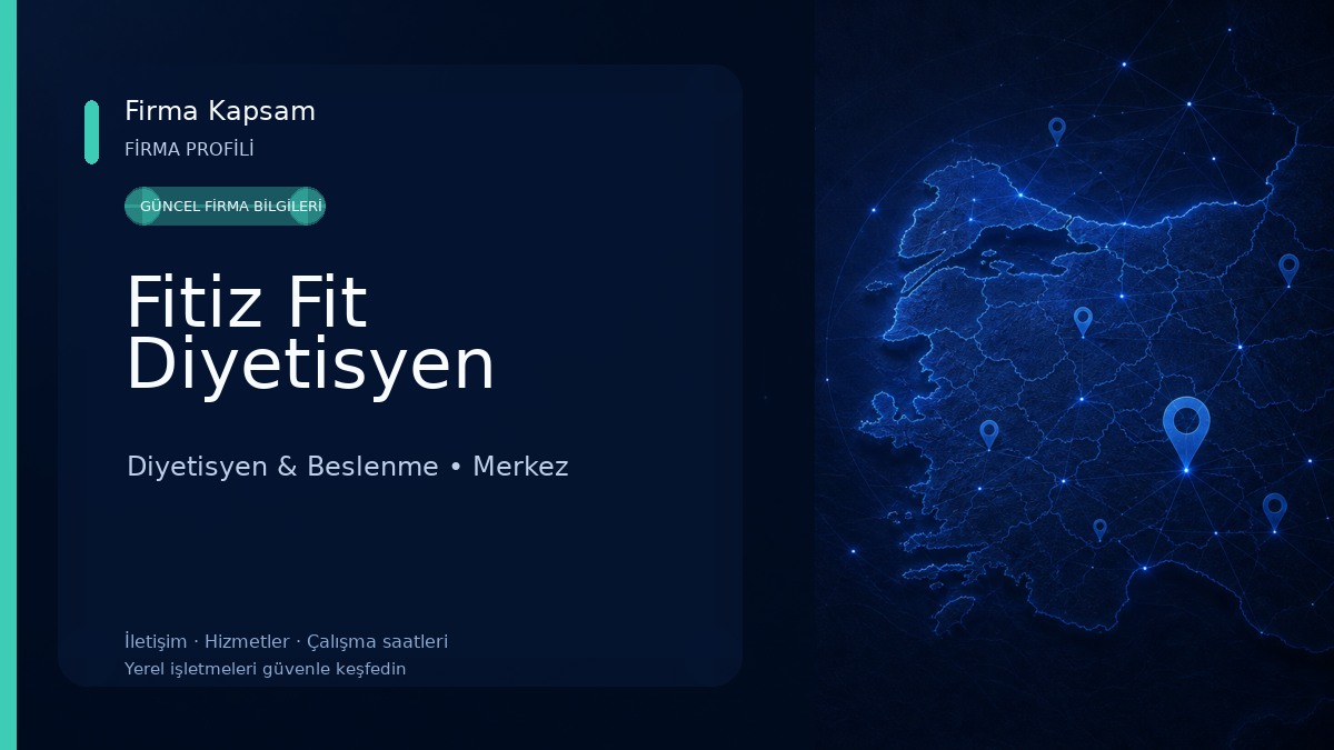 Fitiz Fit Diyetisyen Diyetisyen & Beslenme