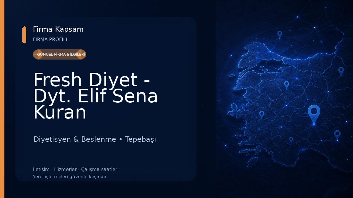 Fresh Diyet - Dyt. Elif Sena Kuran Diyetisyen & Beslenme