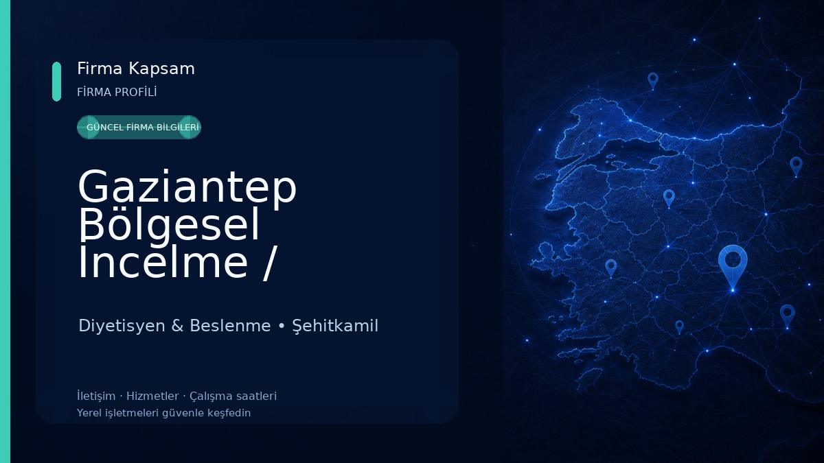 Gaziantep Bölgesel İncelme / Diyetisyen / NutriNatural Beslenme ve Diyet Danışmanlık Merkezi Diyetisyen & Beslenme