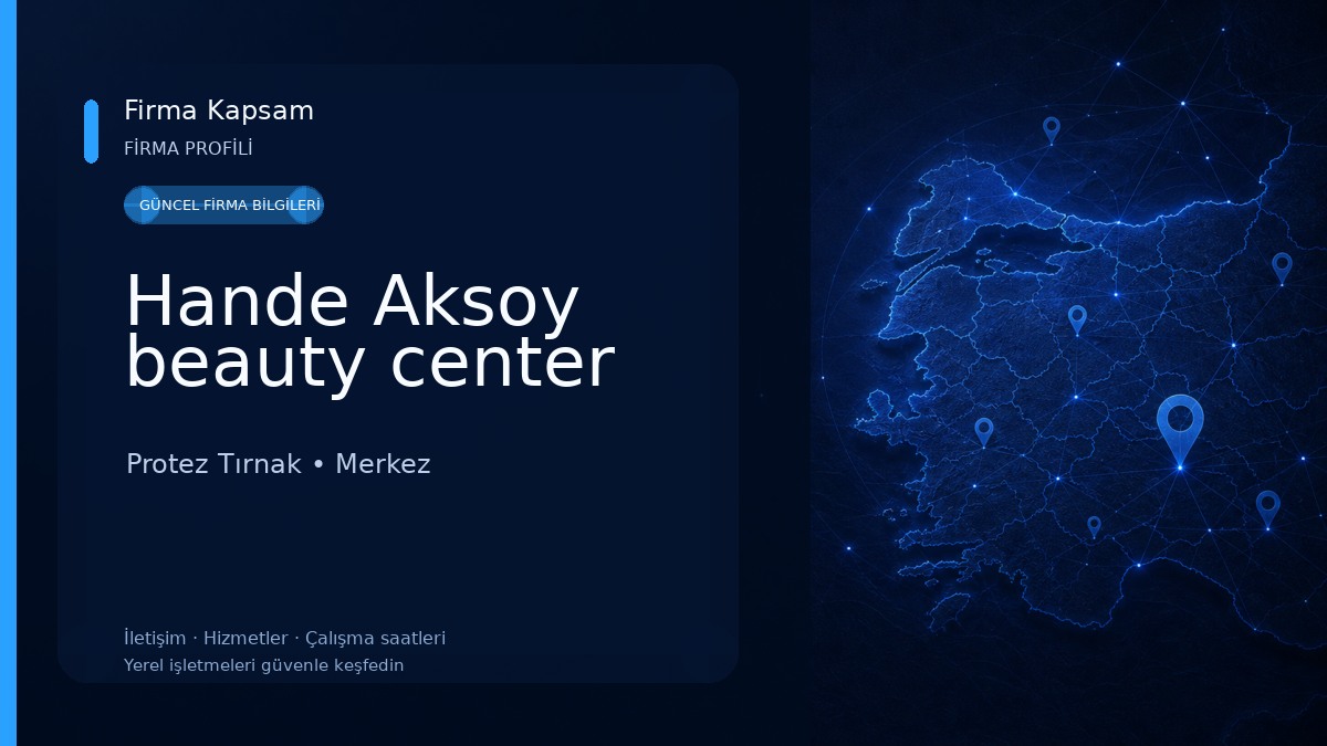 Hande Aksoy beauty center Protez Tırnak