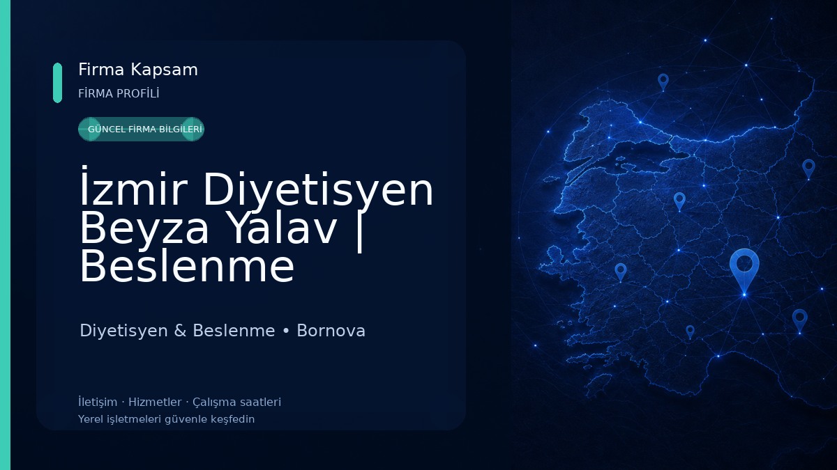 İzmir Diyetisyen Beyza Yalav | Beslenme Uzmanı | Online Diyet