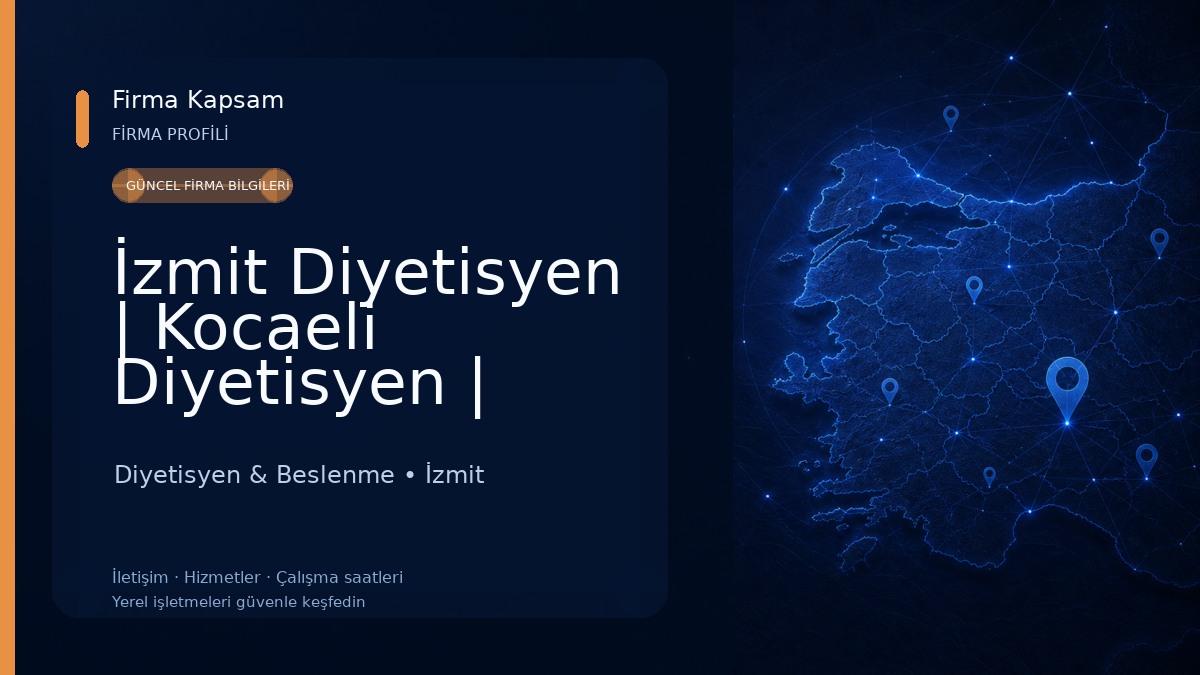 İzmit Diyetisyen | Kocaeli Diyetisyen | Diyetisyen İbrahim Kılıç Diyetisyen & Beslenme