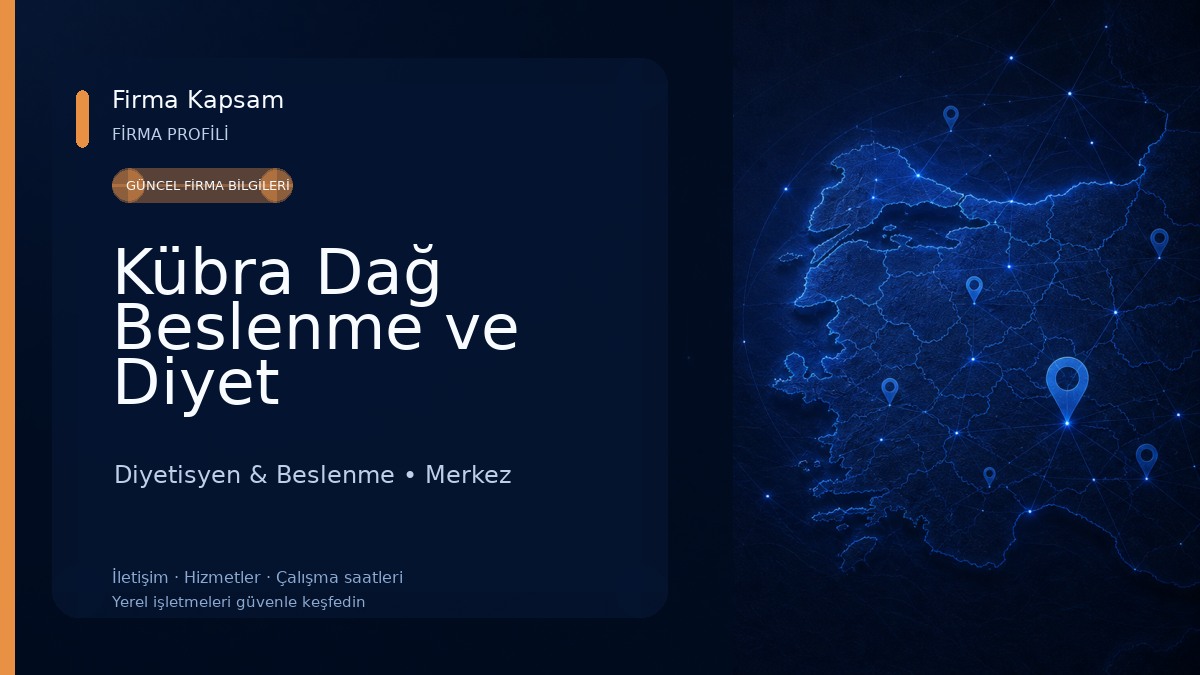 Kübra Dağ Beslenme ve Diyet Danışmanlığı Diyetisyen & Beslenme