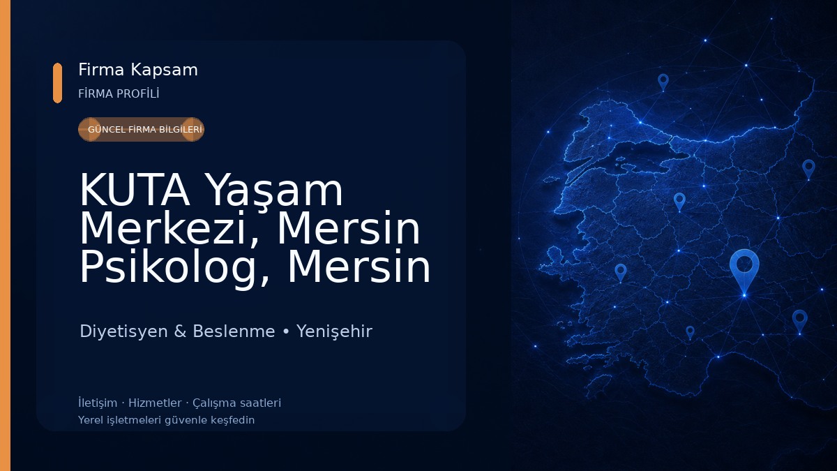 KUTA Yaşam Merkezi, Mersin Psikolog, Mersin Fizyoterapi, Mersin Diyetisyen Diyetisyen & Beslenme