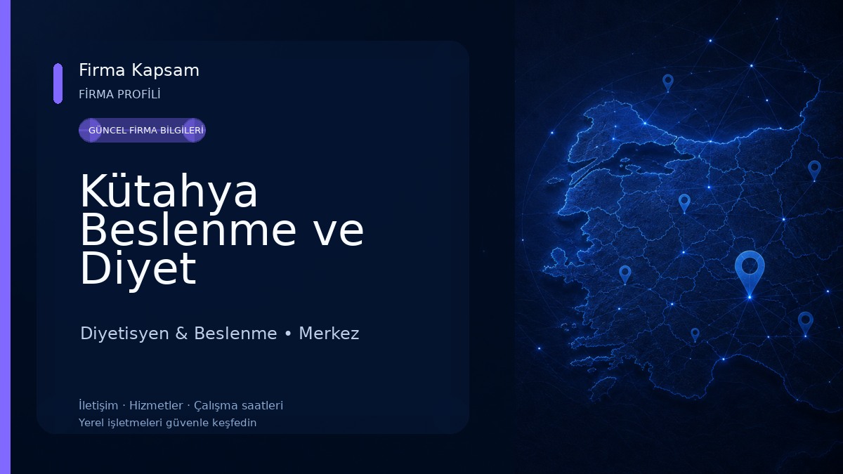 Kütahya Beslenme ve Diyet Danışmanlık Merkezi