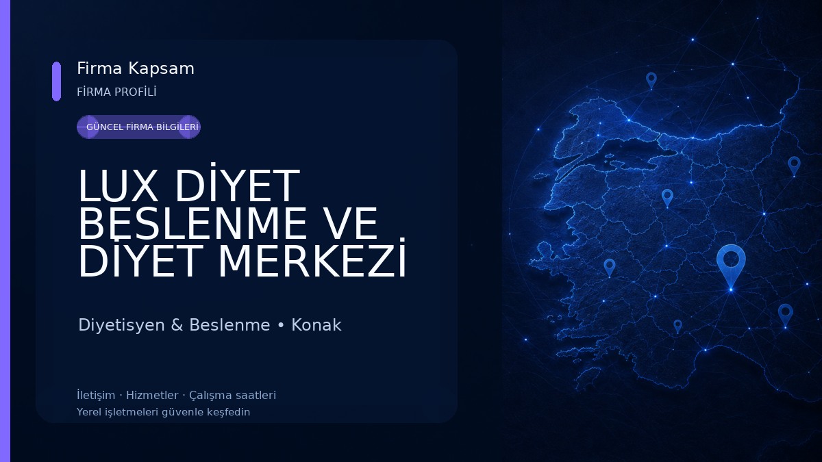 LUX DİYET BESLENME VE DİYET MERKEZİ Diyetisyen & Beslenme