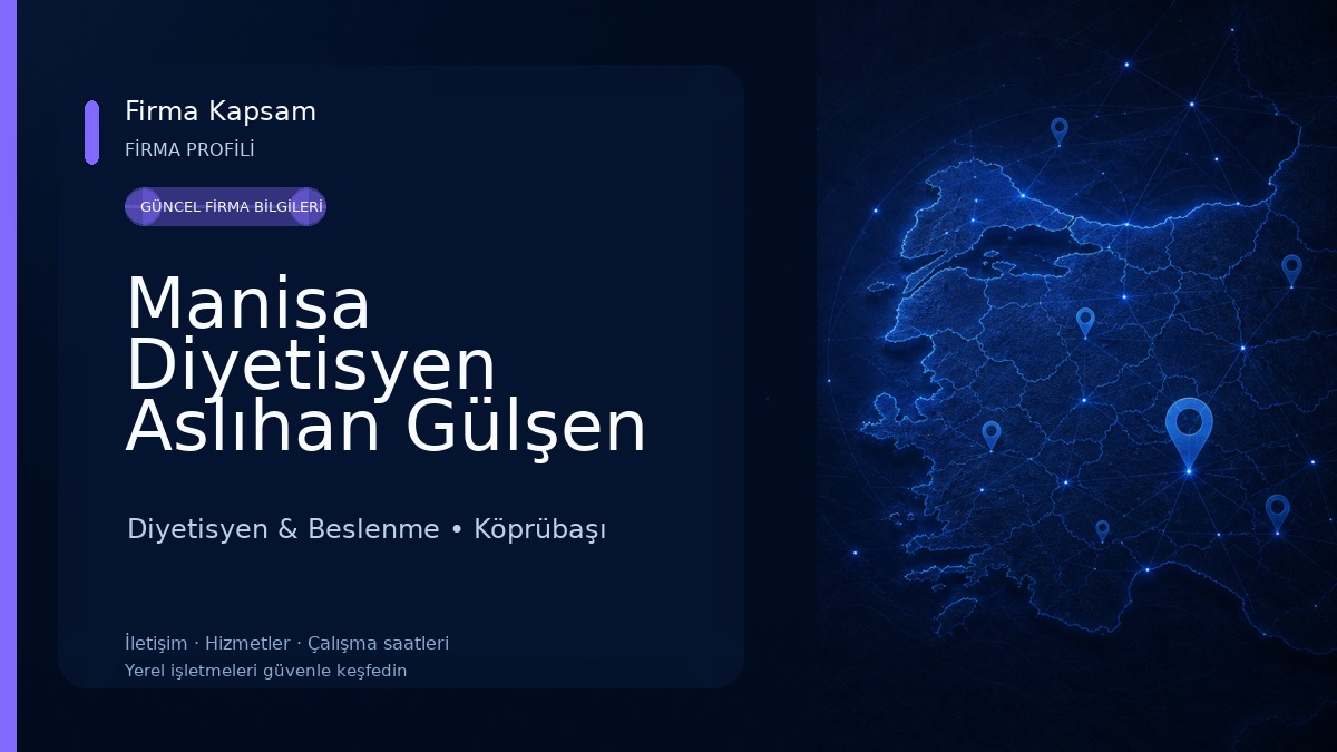 Manisa Diyetisyen Aslıhan Gülşen