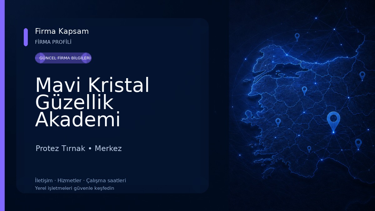 Mavi Kristal Güzellik Akademi Protez Tırnak