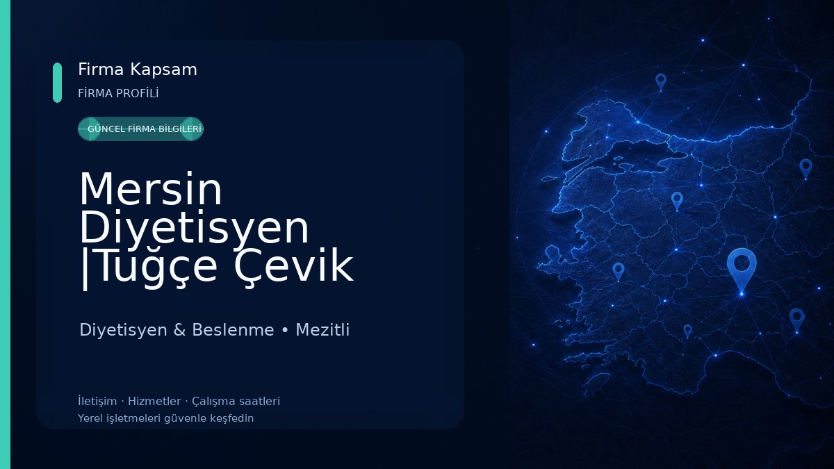 Mersin Diyetisyen |Tuğçe Çevik Diyetisyen & Beslenme
