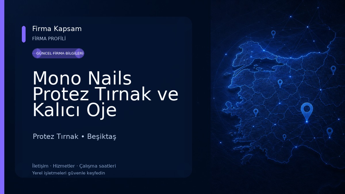 Mono Nails Protez Tırnak ve Kalıcı Oje