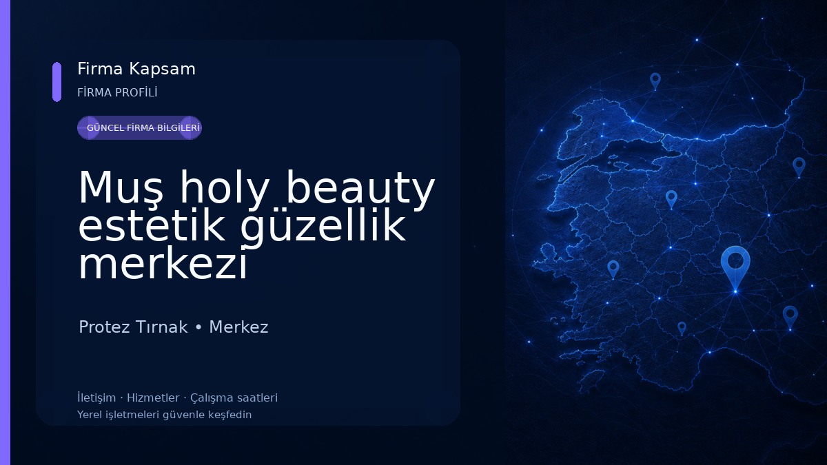 Muş holy beauty estetik güzellik merkezi