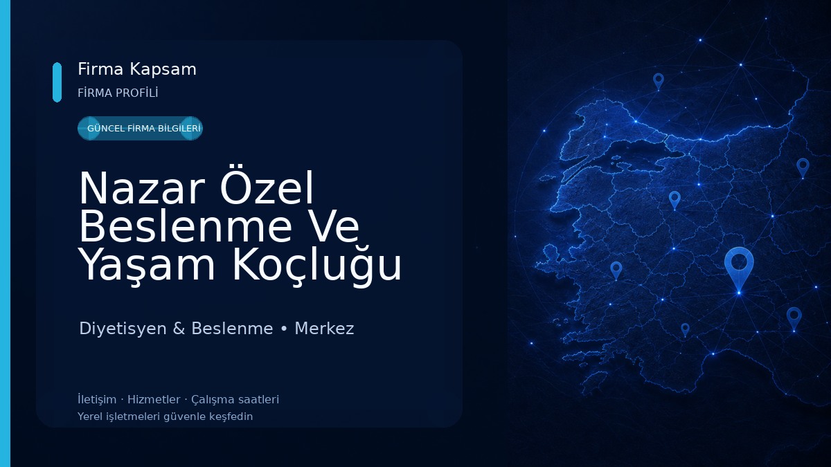Nazar Özel Beslenme Ve Yaşam Koçluğu Merkezi Afyonkarahisar Şubesi