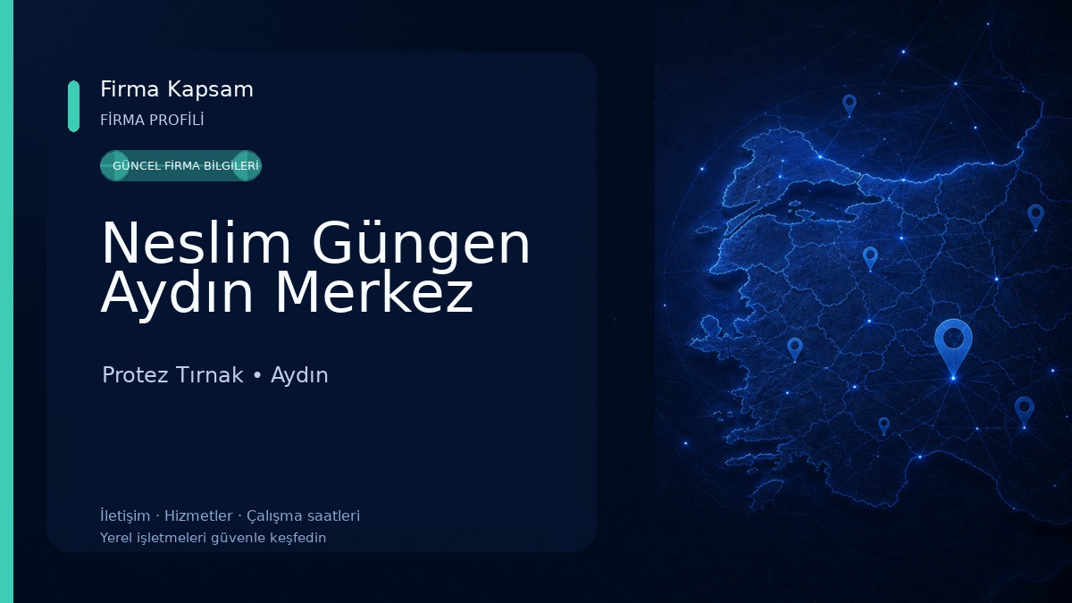 Neslim Güngen Aydın Merkez Protez Tırnak