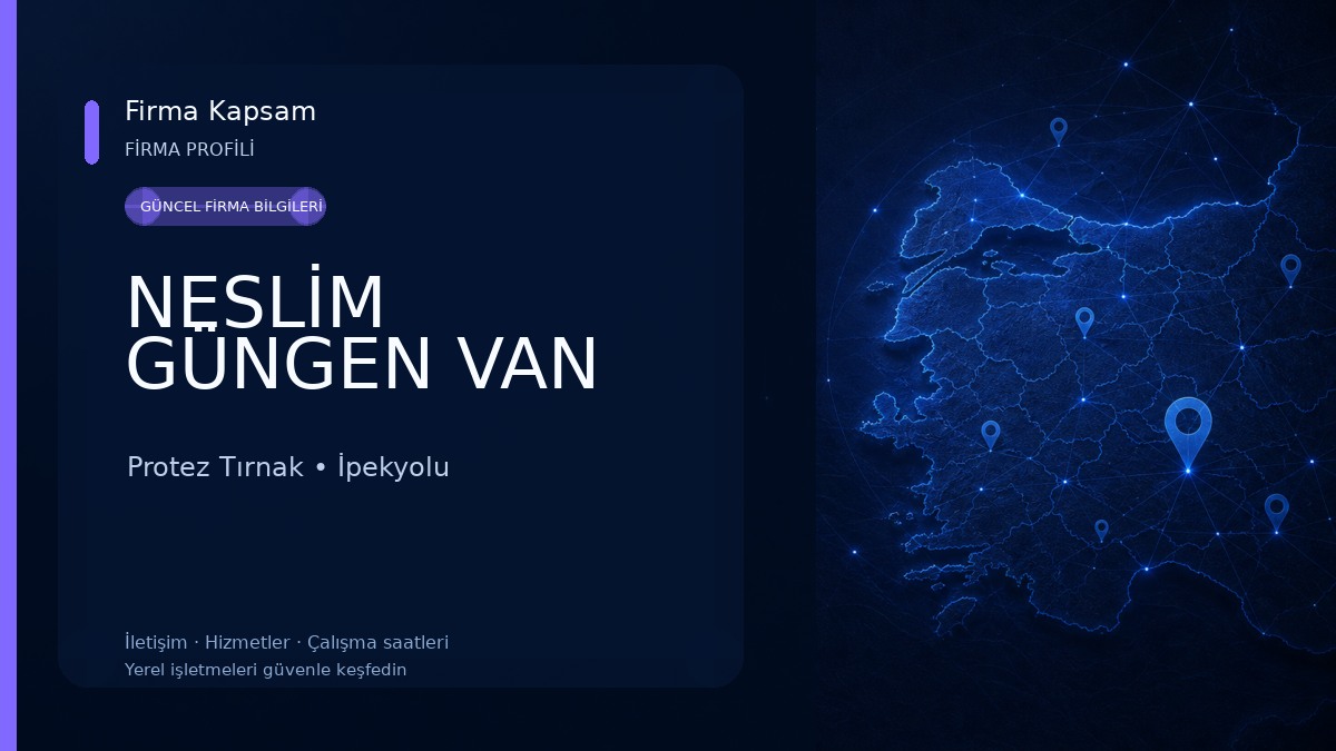 NESLİM GÜNGEN VAN Protez Tırnak