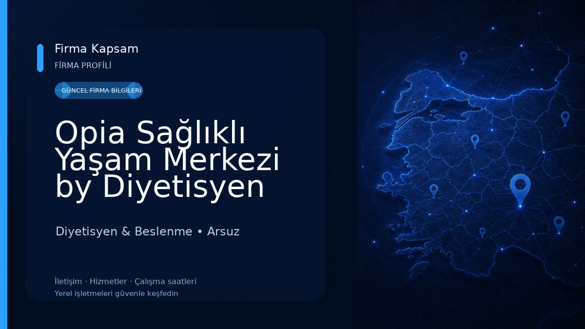 Opia Sağlıklı Yaşam Merkezi by Diyetisyen Eda Gizem Çevik Diyetisyen & Beslenme