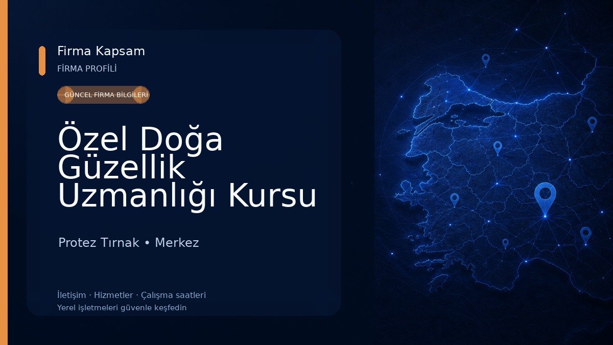 Özel Doğa Güzellik Uzmanlığı Kursu