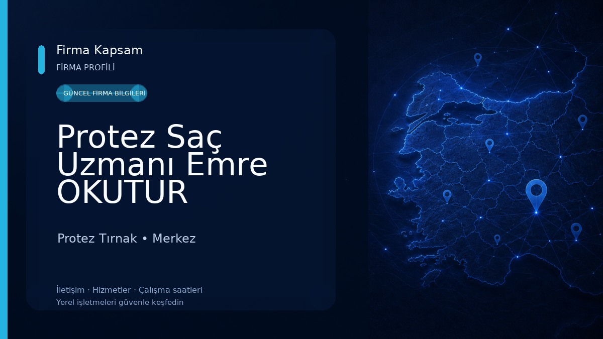 Protez Saç Uzmanı Emre OKUTUR