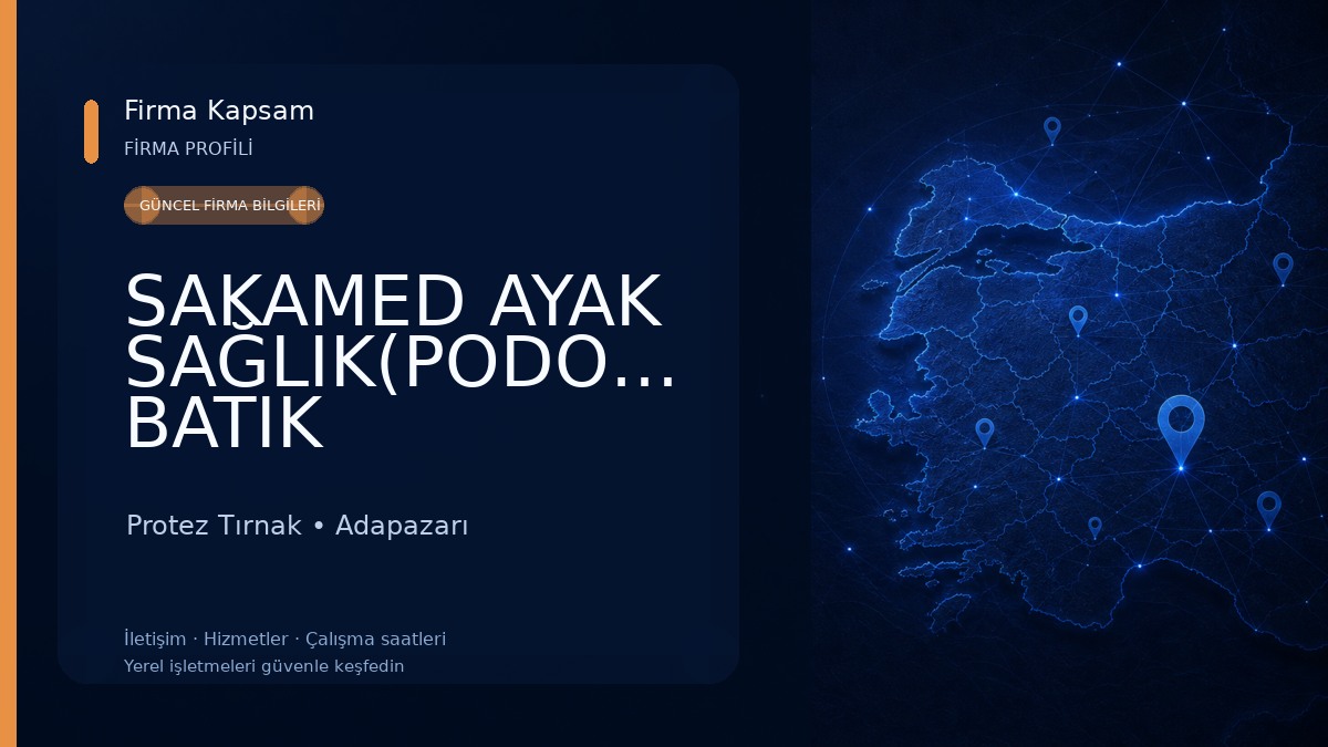 SAKAMED AYAK SAĞLIK(PODOLOJİ)MERKEZİ BATIK Protez Tırnak