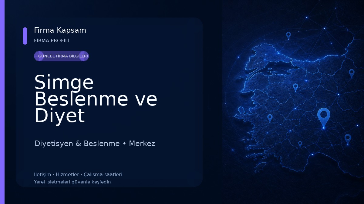 Simge Beslenme ve Diyet Danışmanlığı Diyetisyen & Beslenme