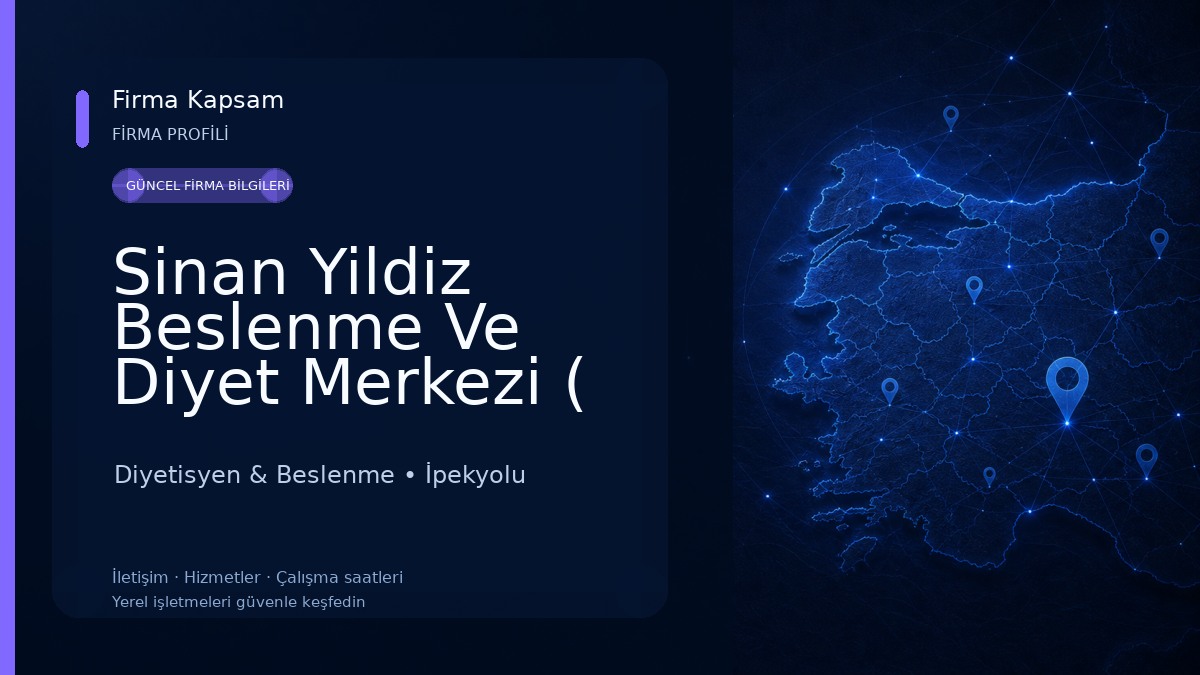 Sinan Yildiz Beslenme Ve Diyet Merkezi ( Van Diyet merkezi )