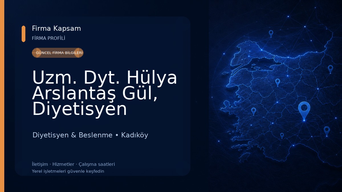 Uzm. Dyt. Hülya Arslantaş Gül, Diyetisyen Diyetisyen & Beslenme