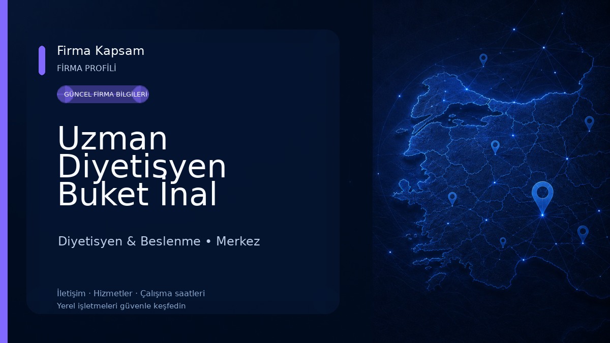 Uzman Diyetisyen Buket İnal