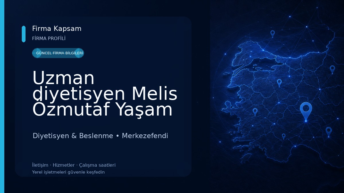 Uzman diyetisyen Melis Özmutaf Yaşam Merkezi - denizli diyetisyen Diyetisyen & Beslenme