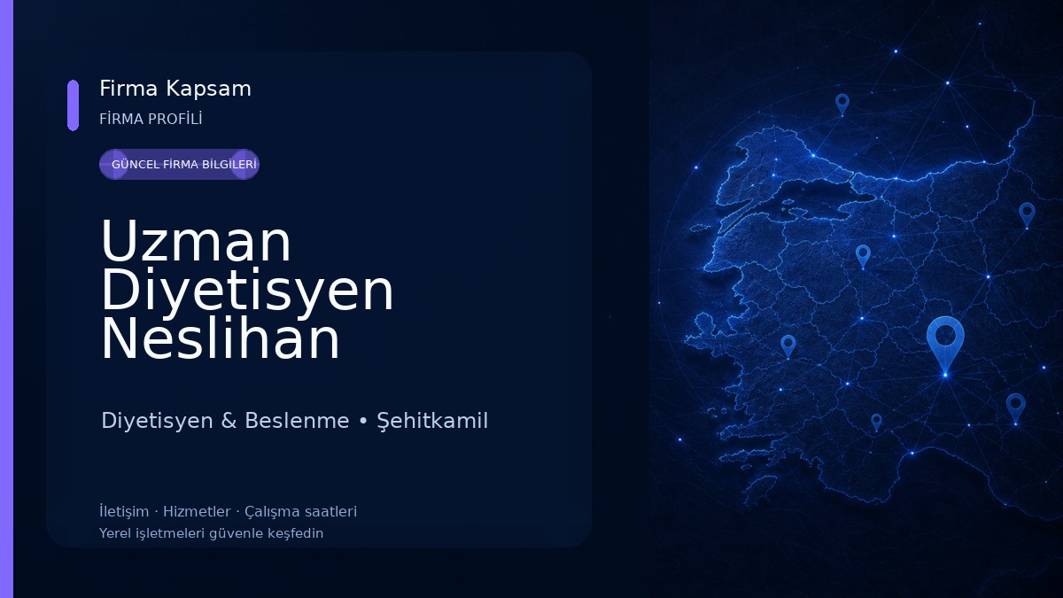 Uzman Diyetisyen Neslihan Çavuşoğlu Beslenme ve Diyet Kliniği Diyetisyen & Beslenme