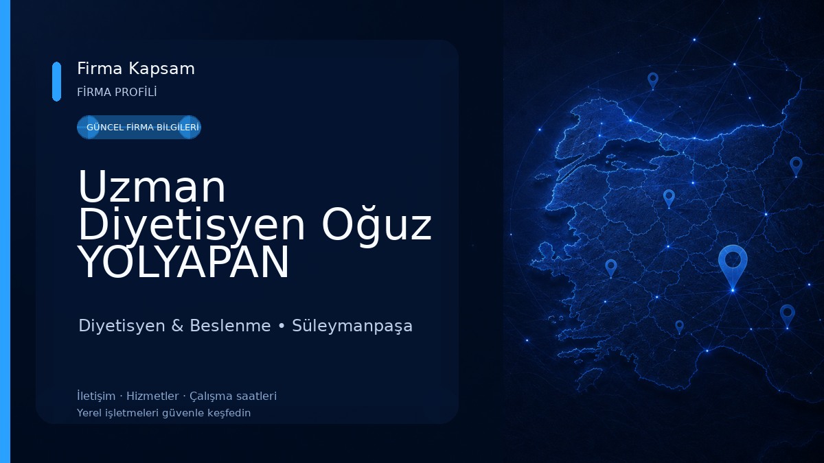 Uzman Diyetisyen Oğuz YOLYAPAN Diyetisyen & Beslenme
