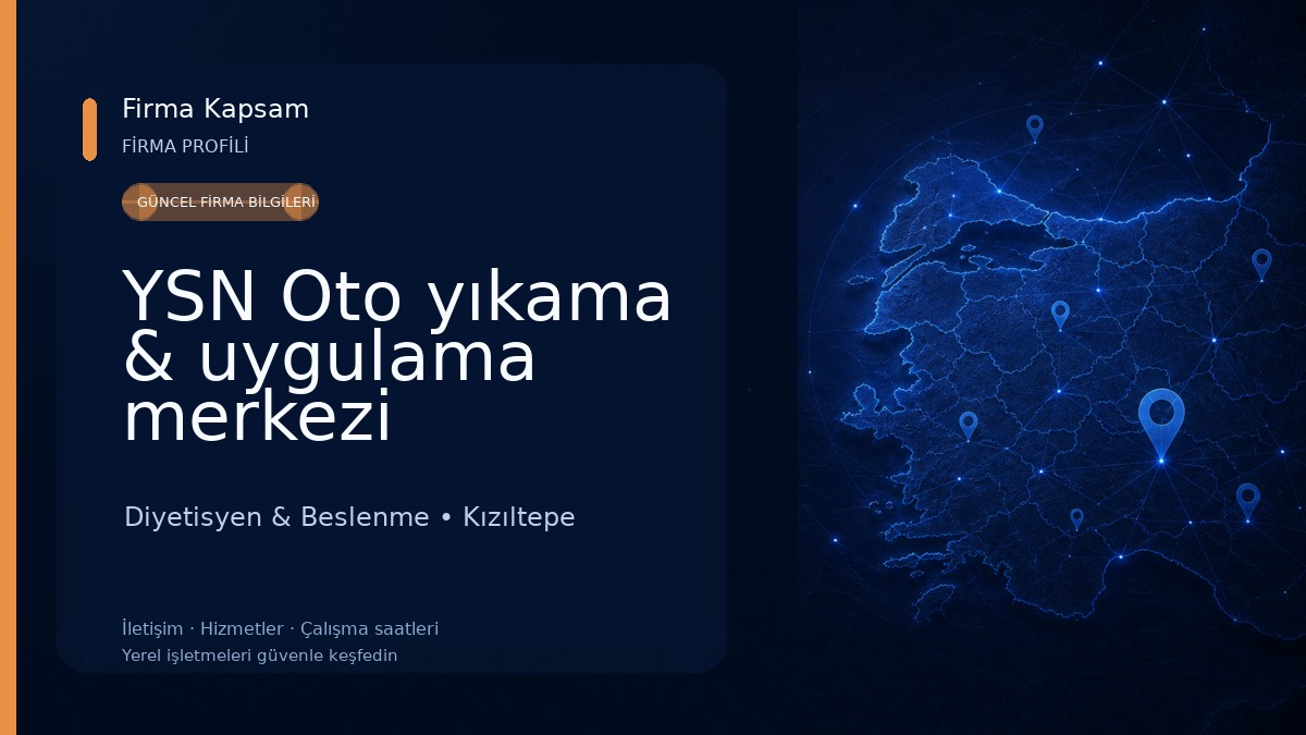YSN Oto yıkama & uygulama merkezi Diyetisyen & Beslenme